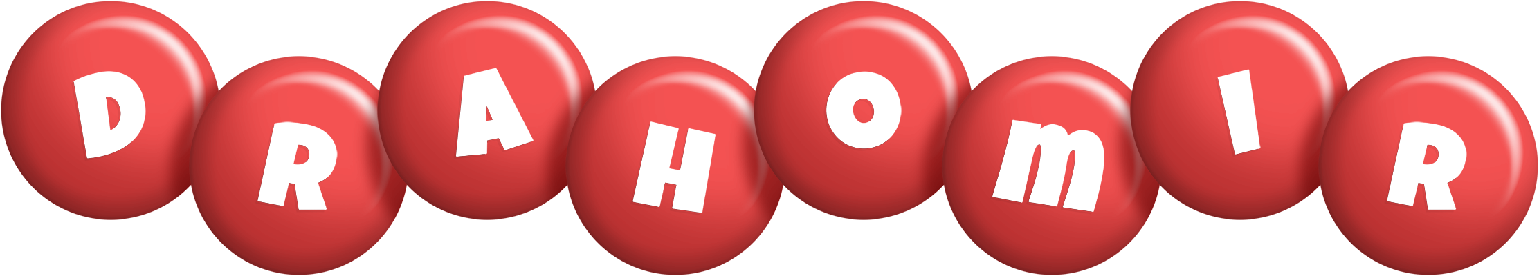 Drahomir candy-red logo