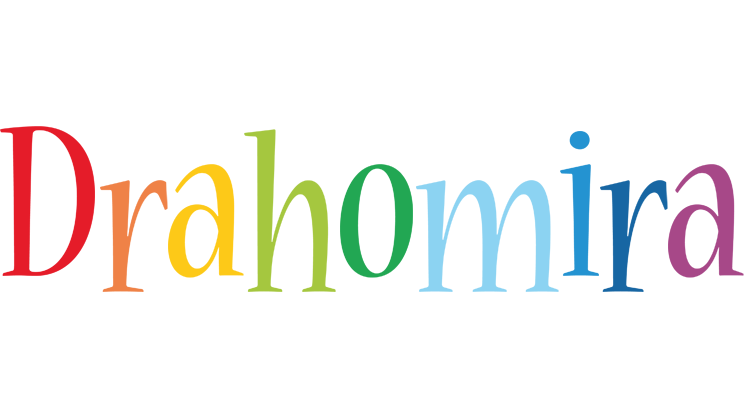 Drahomira birthday logo