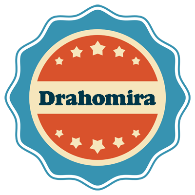 Drahomira labels logo