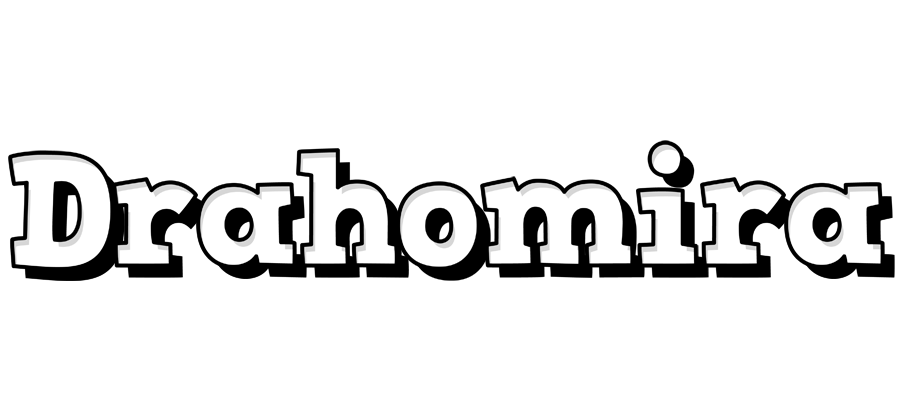 Drahomira snowing logo