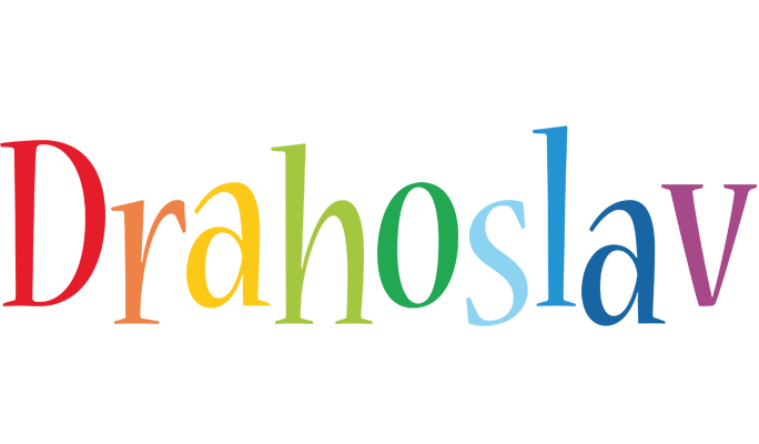 Drahoslav birthday logo