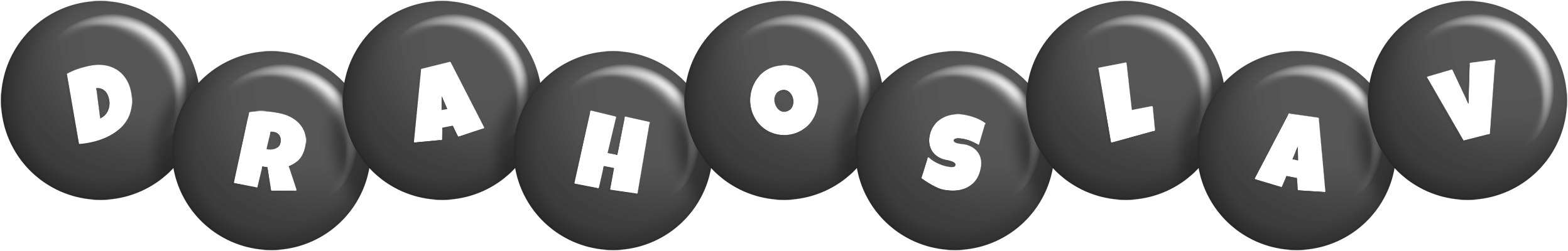 Drahoslav candy-black logo