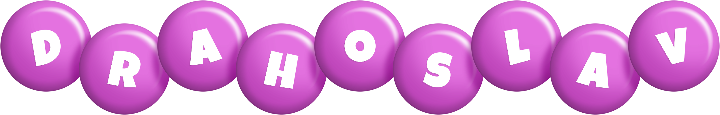 Drahoslav candy-purple logo