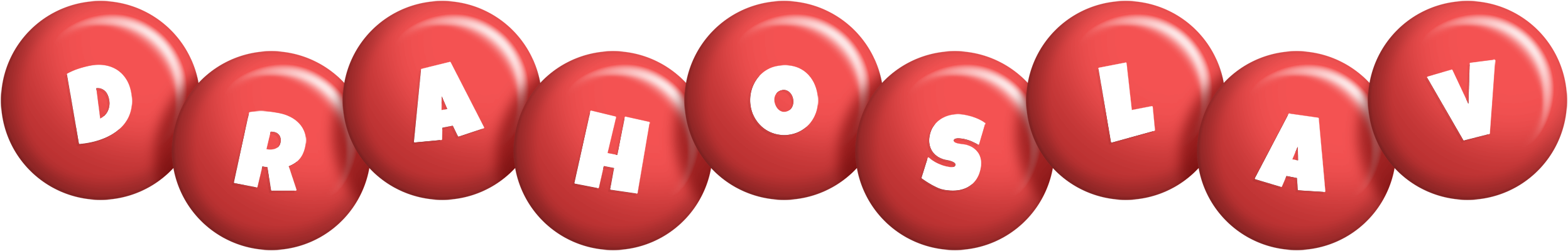 Drahoslav candy-red logo