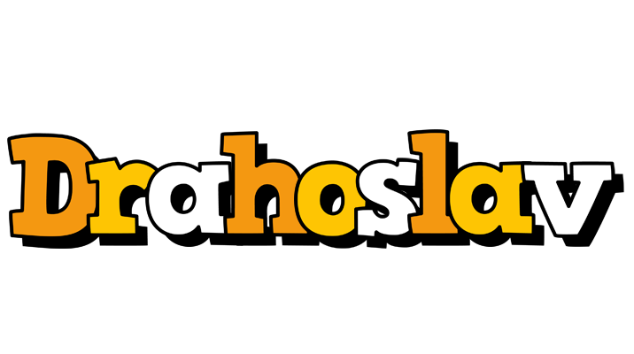 Drahoslav cartoon logo