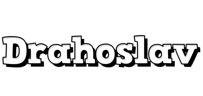 Drahoslav snowing logo