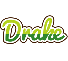 Drake golfing logo