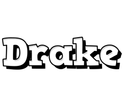 Drake snowing logo
