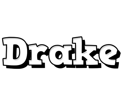 Drake snowing logo