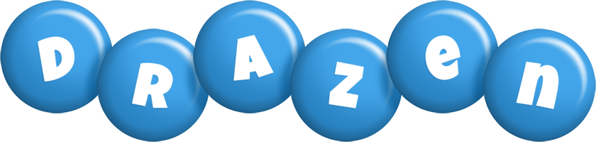 Drazen candy-blue logo