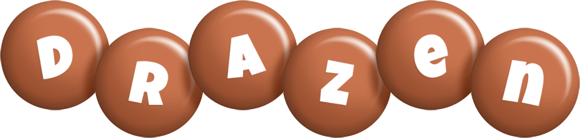 Drazen candy-brown logo