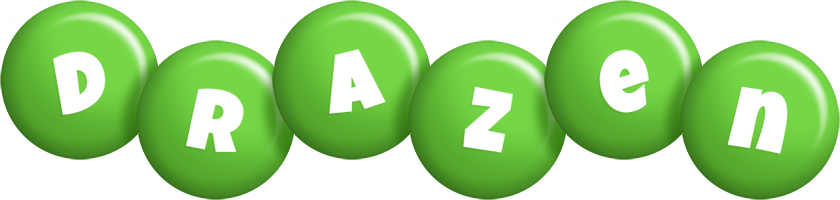 Drazen candy-green logo