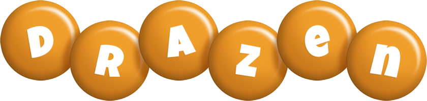 Drazen candy-orange logo