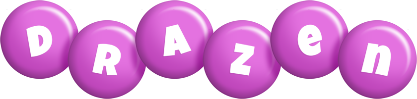 Drazen candy-purple logo