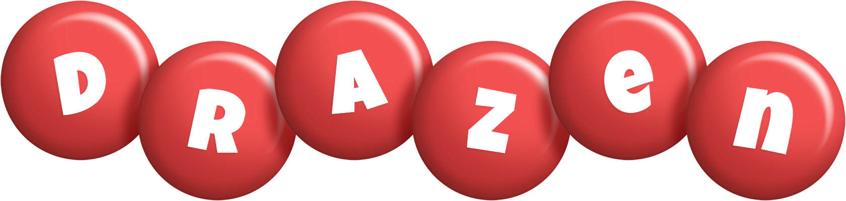 Drazen candy-red logo