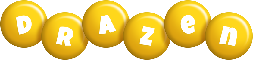 Drazen candy-yellow logo