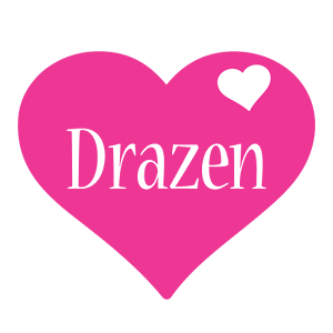 Drazen love-heart logo