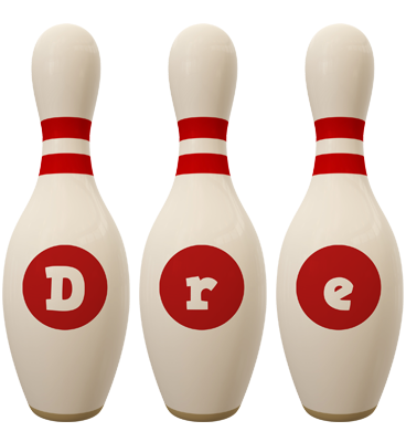 Dre bowling-pin logo