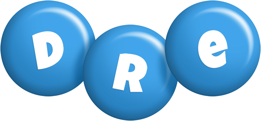 Dre candy-blue logo