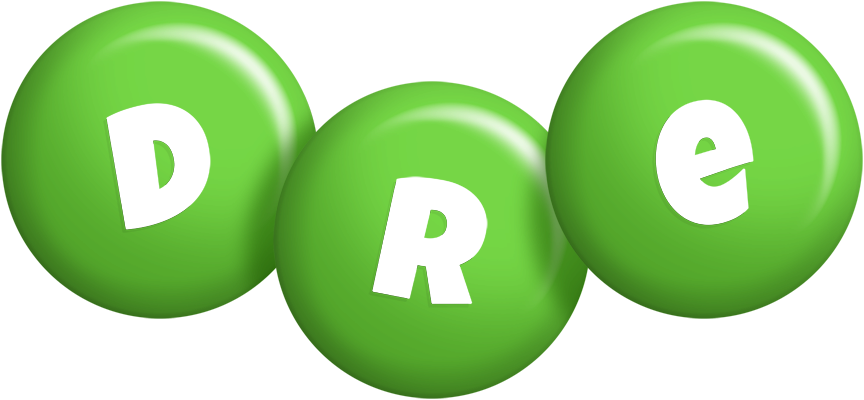 Dre candy-green logo