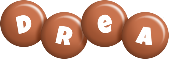 Drea candy-brown logo