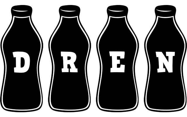 Dren bottle logo