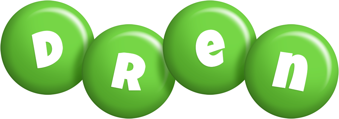 Dren candy-green logo