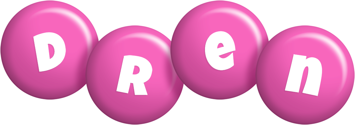 Dren candy-pink logo