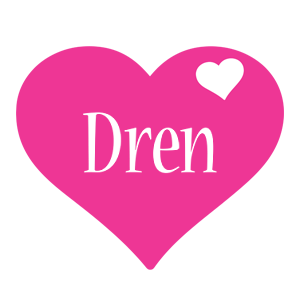 Dren love-heart logo