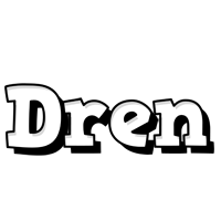 Dren snowing logo