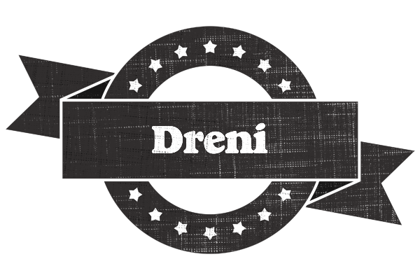 Dreni grunge logo