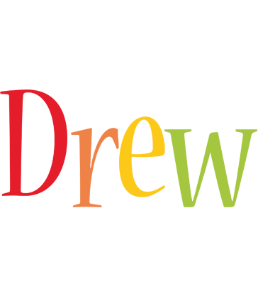 Drew birthday logo