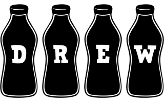 Drew bottle logo
