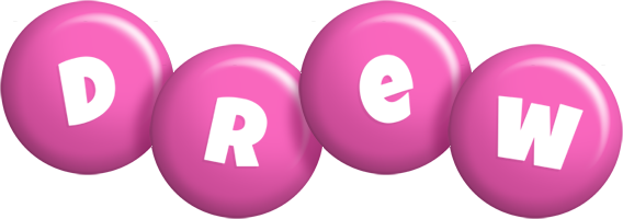 Drew candy-pink logo