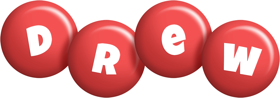 Drew candy-red logo