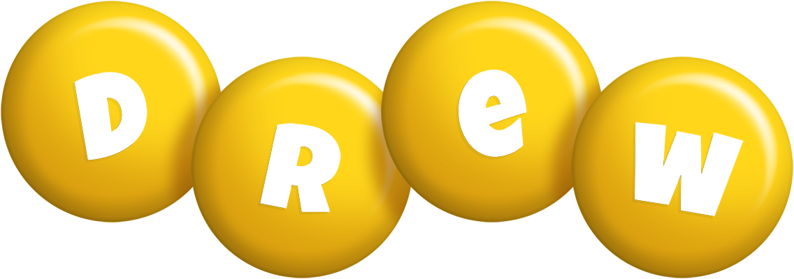 Drew candy-yellow logo