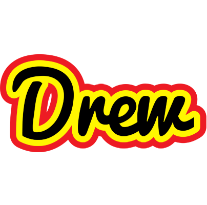 Drew flaming logo