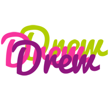 Drew flowers logo