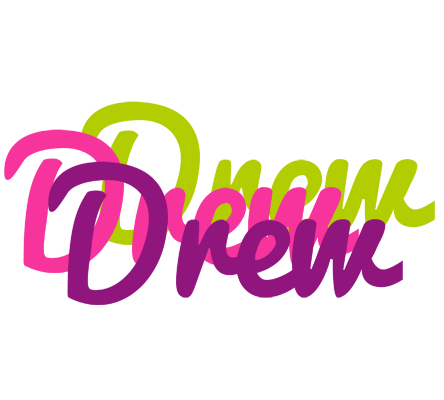 Drew flowers logo