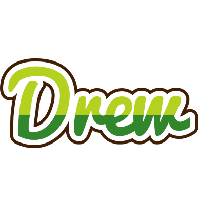 Drew golfing logo