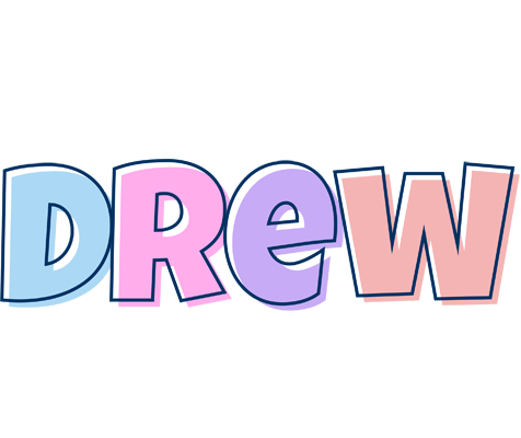 Drew pastel logo