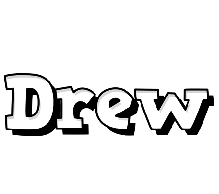 Drew snowing logo