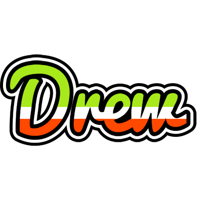 Drew superfun logo