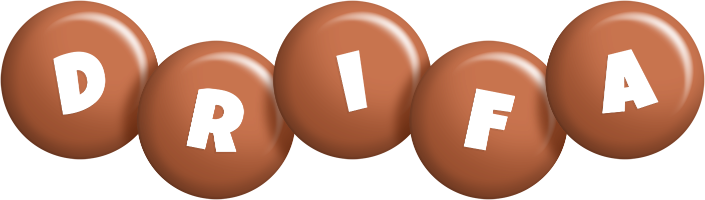 Drifa candy-brown logo