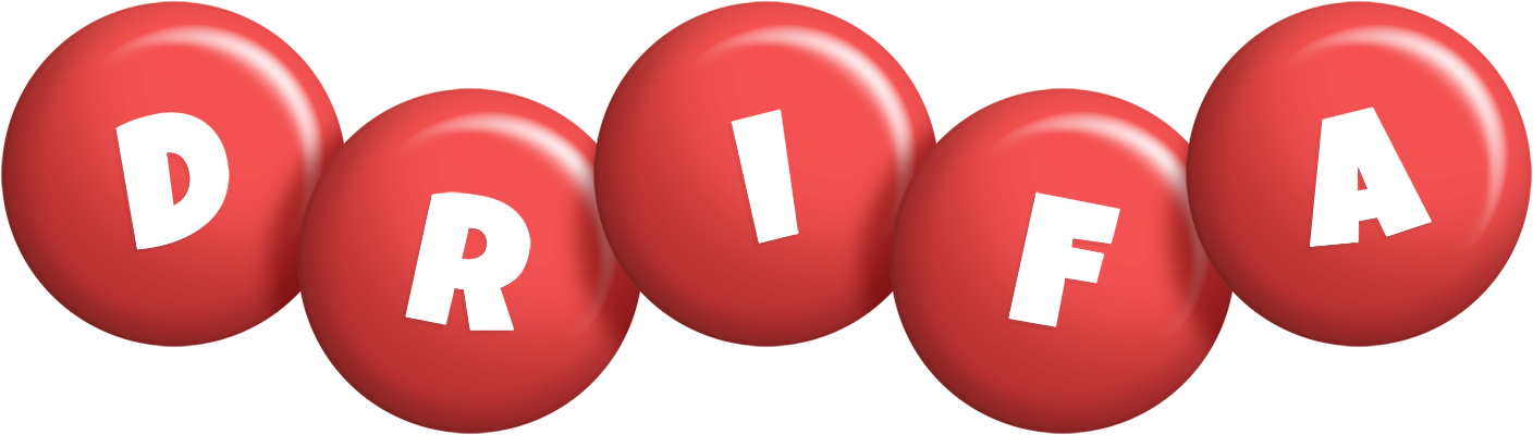 Drifa candy-red logo