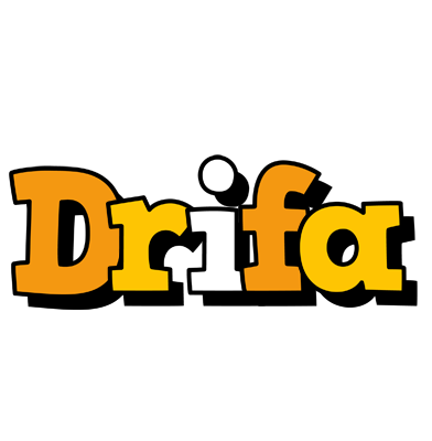 Drifa cartoon logo