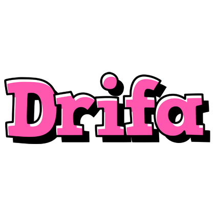 Drifa girlish logo