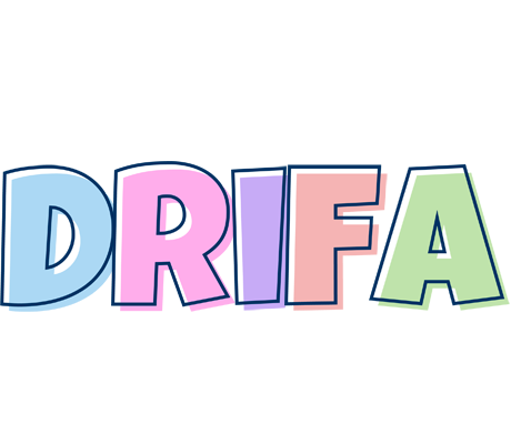 Drifa pastel logo