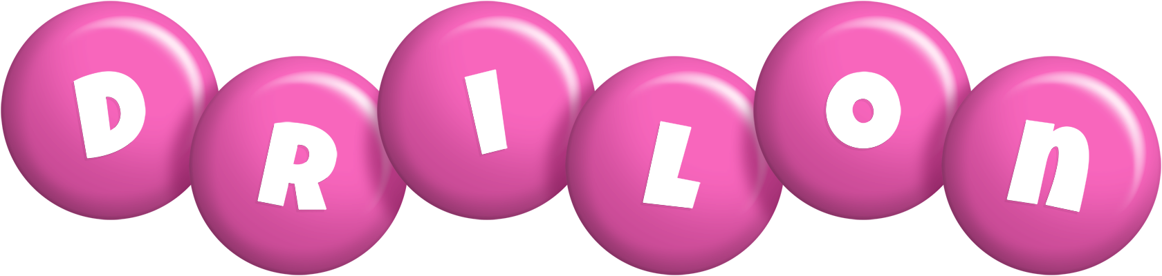 Drilon candy-pink logo