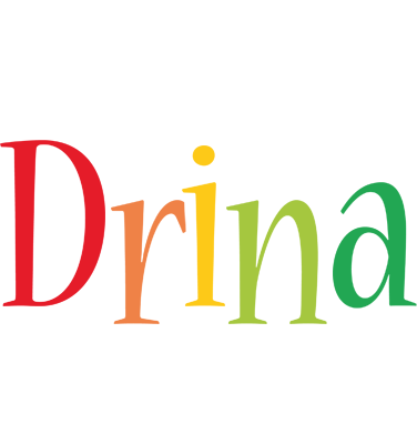 Drina birthday logo